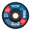 Extol Craft Kotúč lamelový šikmý, korundový P100, 115mm