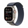 APPLE Watch Ultra 2 GPS + Cellular, 49mm Titanium Case with Blue Alpine Loop - Medium mrep3cs/a