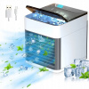 PRZENOŚNY MAŁY KLIMATYZER USB NA WODĘ i LÓD 3V1 KLIMATOR DO DOMÁCNOSTI VENTILÁTOR