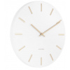 Karlsson Dizajnové nástenné hodiny 5821WH white Karlsson 30cm