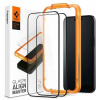 Spigen Glass tR AlignMaster 2 Pack FC Black iPhone 15 Pro AGL06895