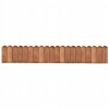 Drevený záhradný obrubník 0 cm x 20 cm, hnedý