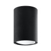 Sollux Lighting Stropné svietidlo Lagos, 1x čierne kovové tienidlo, (10 cm)