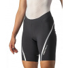 dámske nohavice - Castelli Velocissima 3 Short, farba 010 Black/ Silver Veľkosť: M