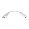 Adaptér TopQ pre slúchadlá Iphone - Lightning na jack 3,5 mm - biely