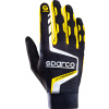 Sparco Hypergrip+ Sim Racing gamingové rukavice, barva: černo-žlutá, velikost: 08