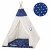 Detský stan iglu, vigvam springos 0+ (TEEPEE STAN PRE DETI + VANKÚŠE 160cm INDICKÝ DOM WIGWAM)