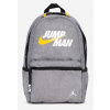Nike Sports batoh Jan Jumpman čierny, šedý, žltý (Nike Air Jordan prešívaný batoh 9A0605-023)