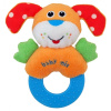 Baby mix plyšová hrkalka s hryzatkom Baby Mix - Psík