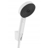 Hansgrohe Pulsify Select S - Set sprchovej hlavice, držiaka a hadice, 3 prúdy, EcoSmart, matná biela 24305700