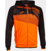 Joma Tréningová mikina SUPERNOVA II HOODIE JACKET ORANGE-BLACK Veľkosť: 5XS