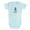Mamatti Dojčenské body krátky rukáv Bear - mätové 74 (6-9m)
