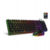 CONNECT IT BATTLE herní combo drátová klávesnice + myš, CZ + SK layout, ČERNÁ (CKM-3200-CS)