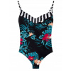 Detské plavky - Roxy One -kus outfit. 14 čierna (Outfit Roxy Black One -Piece Pattern (14l))