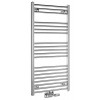 AQUALINE ALYA 60 x 118,8cm 402W kúpeľňový radiátor rovný, stredové pripojenie, chróm, LLS303