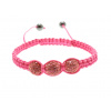 CITY STORM Dámsky náramok shamballa ružový