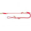 Soft Rope predlžovacie okrúhle tkané vodítko, červená/krémová S-XL: 2,00 m/ 10 mm