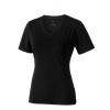 Dámske tričko Kawartha s krátkym rukávom, V-NECK, čierna XXL