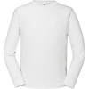 Fruit of the Loom Tričko Iconic 195 LSL, dlouhý rukáv, pánské COT16136000102-white M Bílá