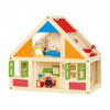 VIGA Drevený domček pre bábiky - malý