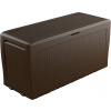KETER SAMOA RATTAN BOX 270 L hnedý (246962) - plastový úložný box