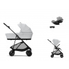 CYBEX Melio Carbon + Cot Travel Set Cloud G Plus i-Size fog grey 2025