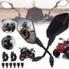 MOTOCYKLOVÉ UNIVERZÁLNE SPÄTNÉ ZRKADLO 7/8 PALCA PRE MOTOCYKLE SNOWMOBILE