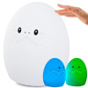 VERK GROUP Detské nočné svetlo viedlo rgb vajíčko touch