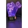 3Dmix 3DL-CRK039 – 3D LED nočná lampa - Harley Quinn (Crack základňa)