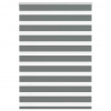 vidaXL Zebra roleta tmavošedá 105x150 cm šírka látky 100,9cm polyester 4014132
