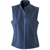 James&Nicholson Dámska softshellová vesta JN1023 Navy XXL