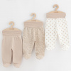 Dojčenské polodupačky New Baby Classic II Uni 3ks béžová 68 (4-6m)
