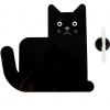 Balvi Magnetická popisovateľná tabuľa na chladničku Meow! 27490, čierna