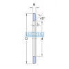 SKF LS 4060 univerzální axiální ložiskový kroužek