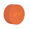Designové LED hodiny s budíkem 5981OR Karlsson 9cm