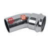 FRABOPRESS C-STEEL oblúk 18 mm 45° M x F FPC.C40.18