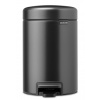 Brabantia Pedálový kôš NewIcon 3L tmavo šedá