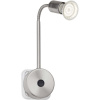 Brilliant Loona LED svietidlo do zásuvky LED GU10 3 W nerezová oceľ; G28842/13