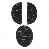 DOOKY Chránič pásu Universal Pads Romantic Leaves Black
