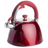 Čajník, kanvica na čaj - Kanvica s plynom píšťalka červená 3 l (Čajník, kanvica na čaj - Kanvica s plynom píšťalka červená 3 l)