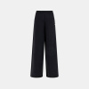 Dámske Nohavice GUESS OLYMPE WIDE LEG PANTS V4YB07KCAY2-JBLK – Čierna