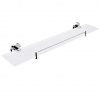 Nimco Unix Polička, dĺžka 60 cm, matné sklo/chróm UN 13091BX-60-26