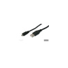 PremiumCord Kabel micro USB 2.0, A-B 20cm, černá (ku2m02f)