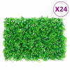 vidaXL Umelý plot z listov papradia 24 ks zelený 40x60 cm 366647