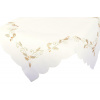 Obrus vianočné Imelo, smetanový 120 x 140cm obdĺžnik