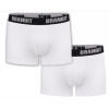 Brandit Boxerky Boxerky Logo biela-biela - S