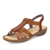 Dámske sandále RIEKER 60809-24 hnedá S5 39