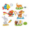 GOKI Puzzle Domácí mazlíčci 6v1