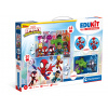 Clementoni EDUkit - Spidey a jeho úžasní priatelia 4v1 (pexeso, 48 + 30 puzzle, 6 kociek)