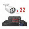 Techage IP – 22 kamerový set 8 MP BULLET-WLI